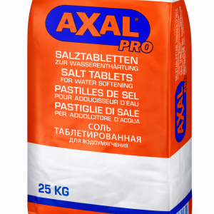 AXAL Pro Water Softener Salt Tablets – 25kg Bag | Industrial Regeneration Salt (UK)